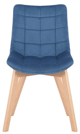 TPFLiving Esszimmerstuhl Passat Samt Gestell Buchenholz Natura